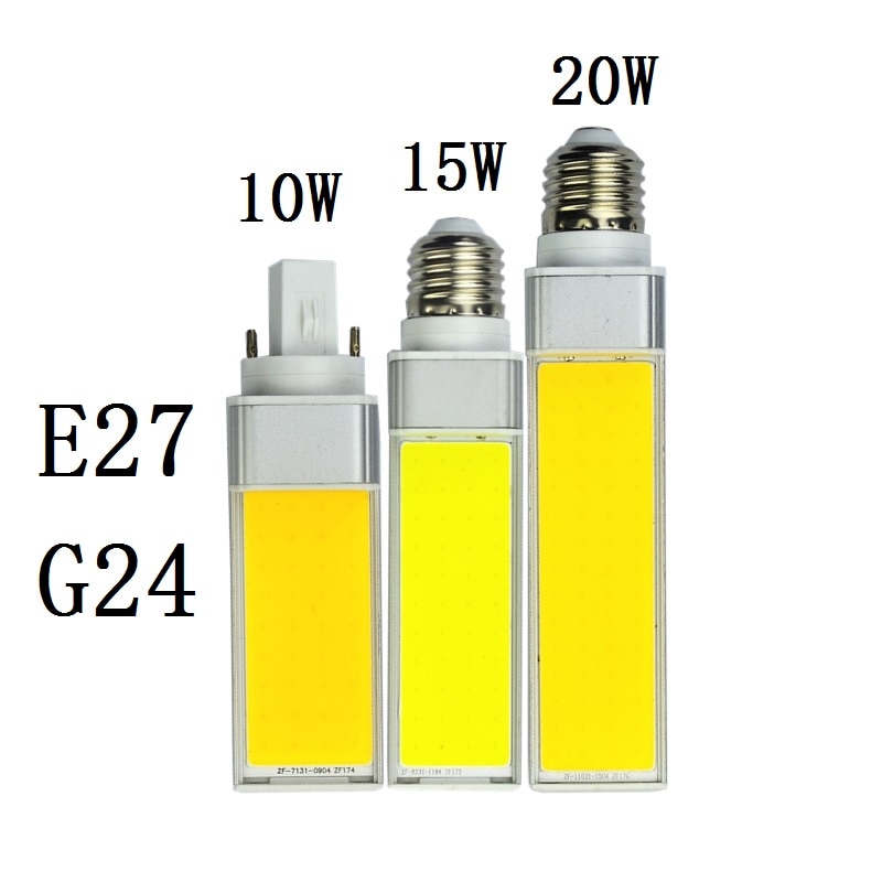 Lampada E27 LED  10 W 15 W 20 W G24   ..